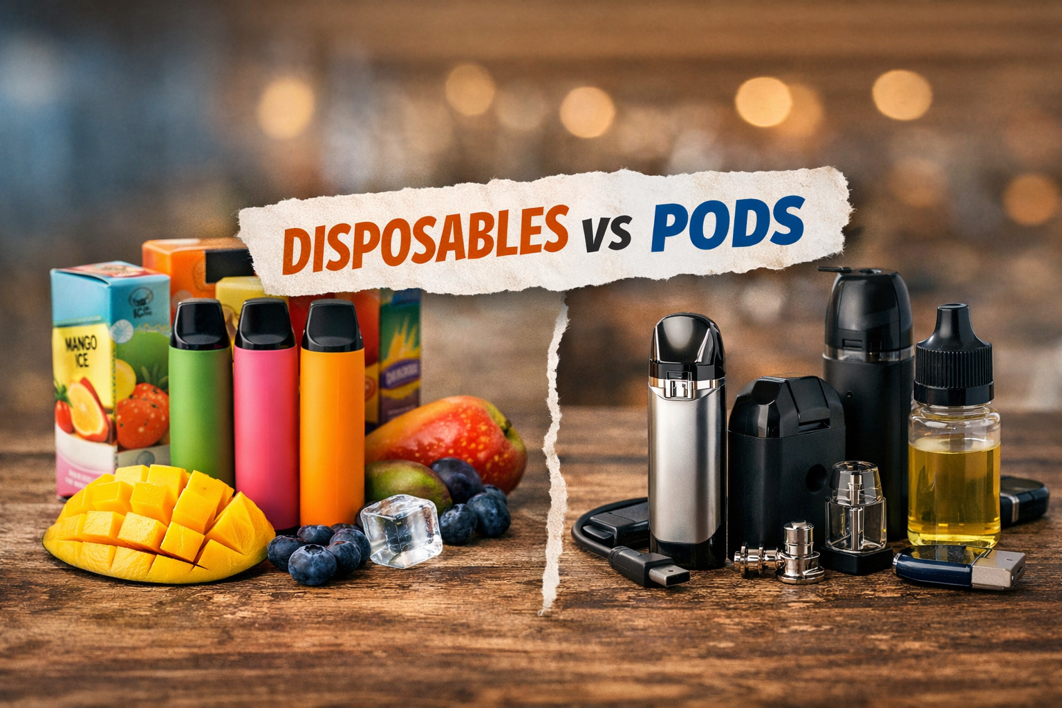 are pods cheaper than disposable vapes Disposable Vapes vs. Refillable Vapes: Which is the Better Choice? main image 1