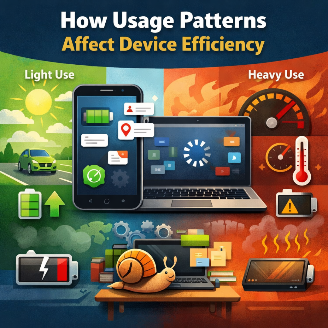 How Usage Patterns Affect Device Efficiency