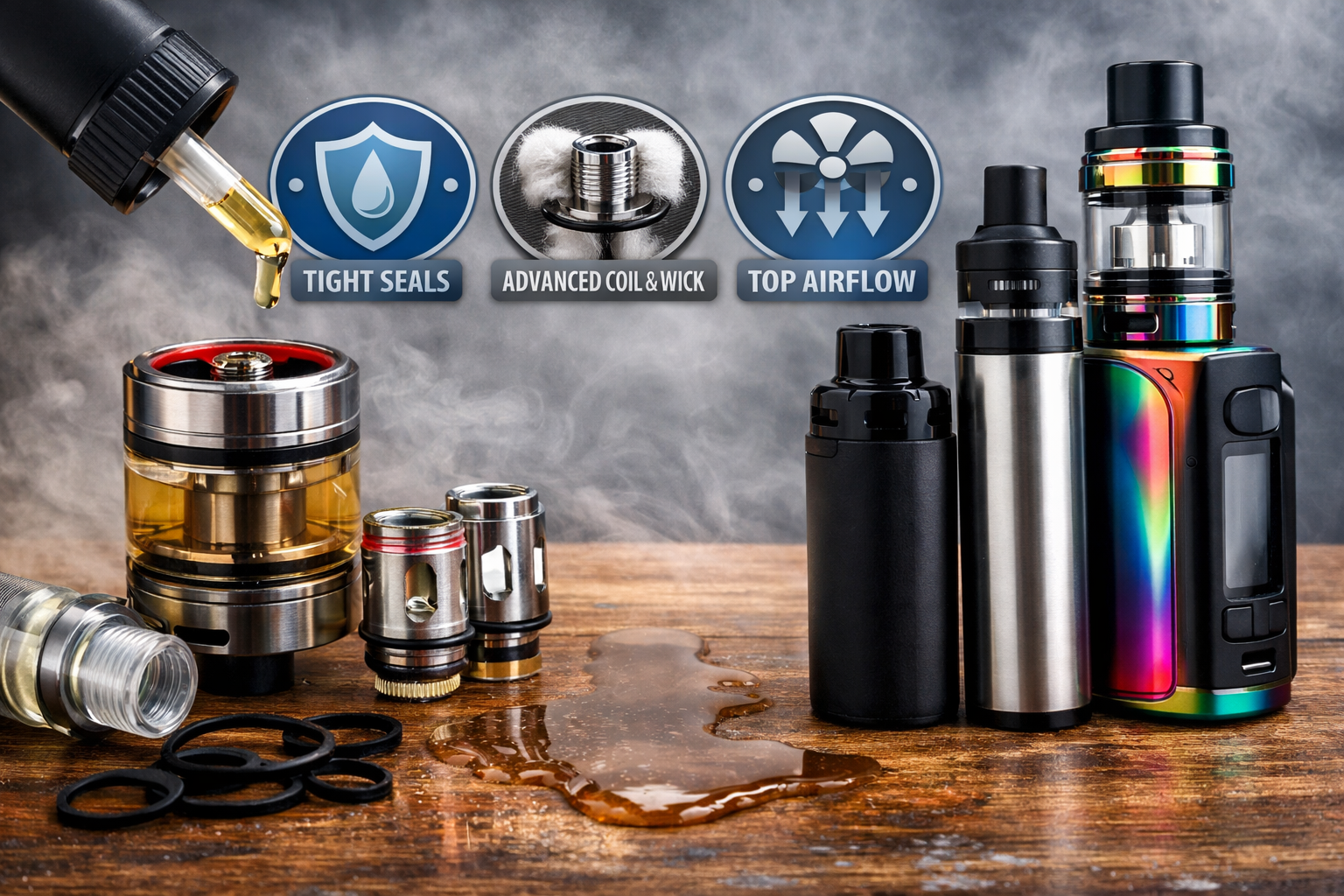 How Vape Design Prevents Leakage