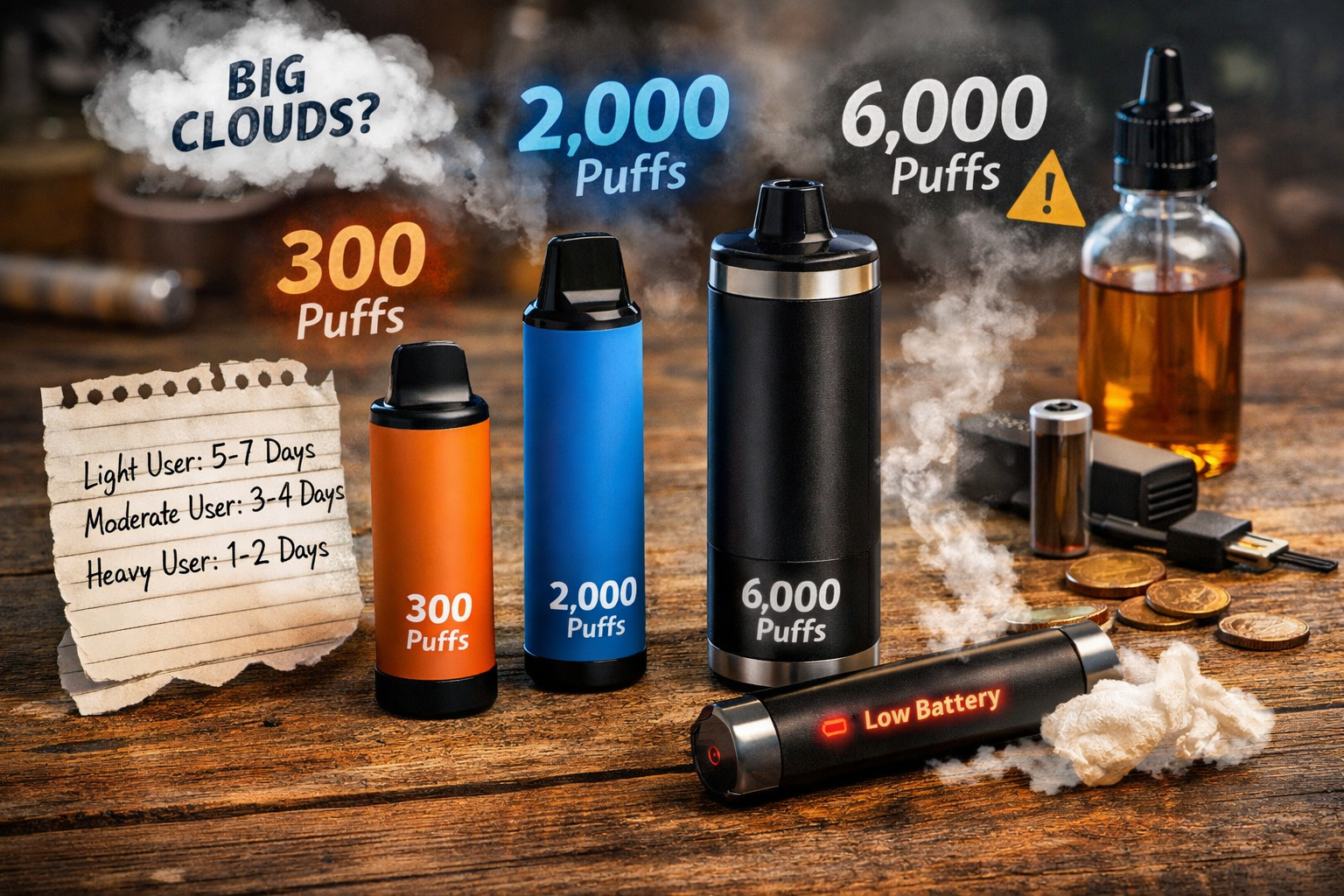 How many puffs are in a disposable vape
