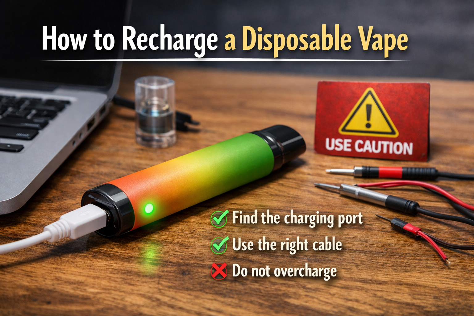 How to recharge a disposable vape