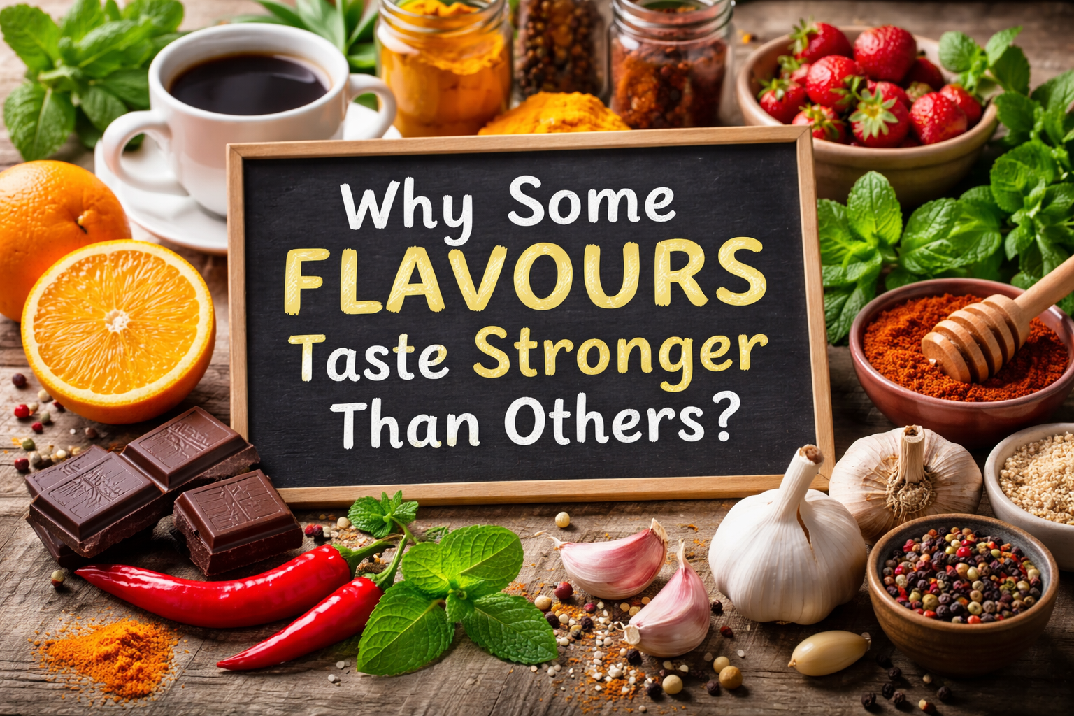 Why Some Flavours Taste Stronger Than Others