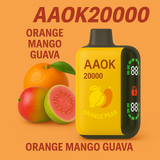 AAOK 20000 Orange Mango Guava disposable vape device
