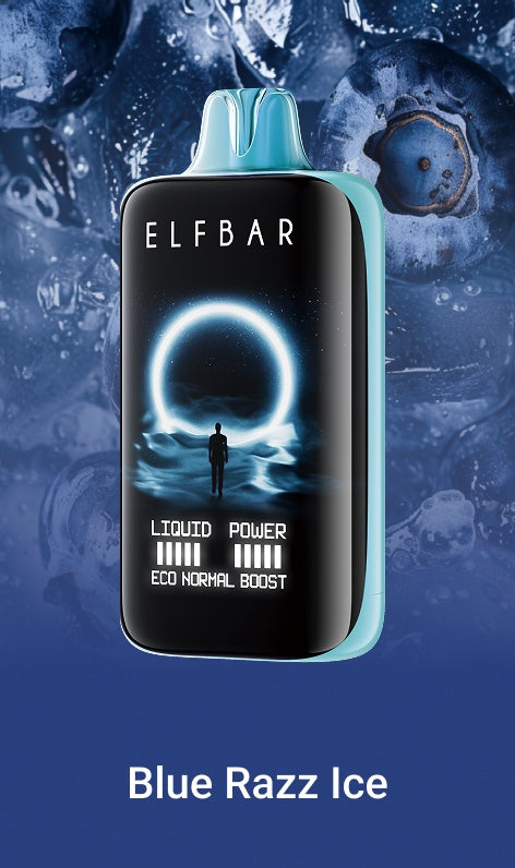 Elf Bar Moon Night 40000 Puffs Einweg E-Zigarette Blue Razz Ice