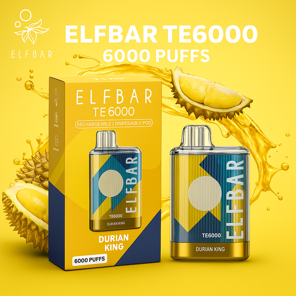 te6000 vape price ElfBar TE6000 Rechargeable Disposable Vape