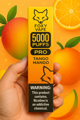 Foxy Pro 5000 Tango Mango vape designed for long-lasting use