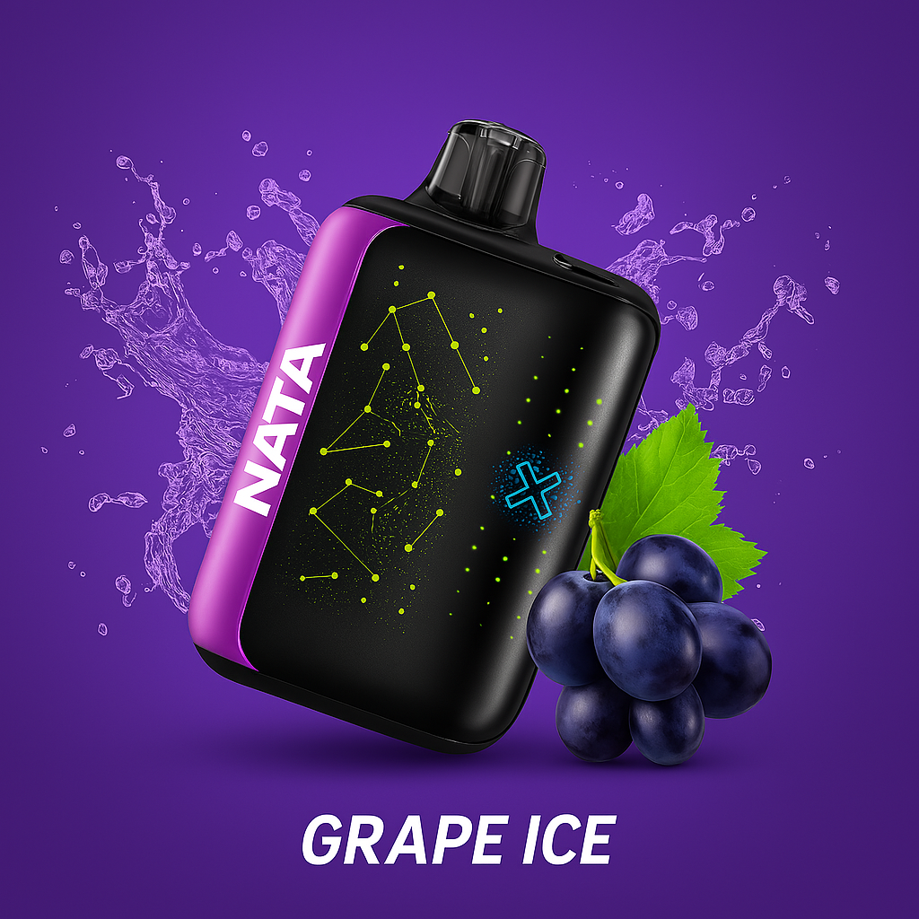 NATA SPACE-X 26000 Grape Ice disposable vape device