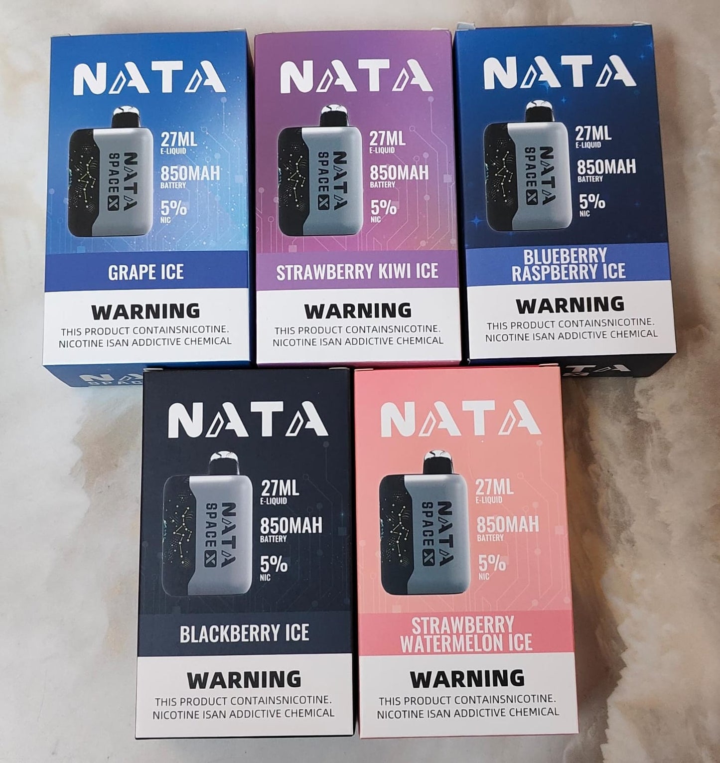 NATA SPACE-X 26000 disposable vape device with high puff capacity