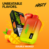 Nasty Bar 8500 Double Mango flavored disposable vape