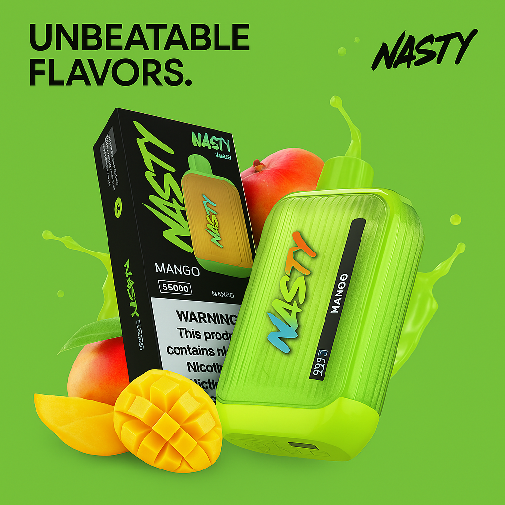 Nasty Bar 8500 Mango flavored disposable vape